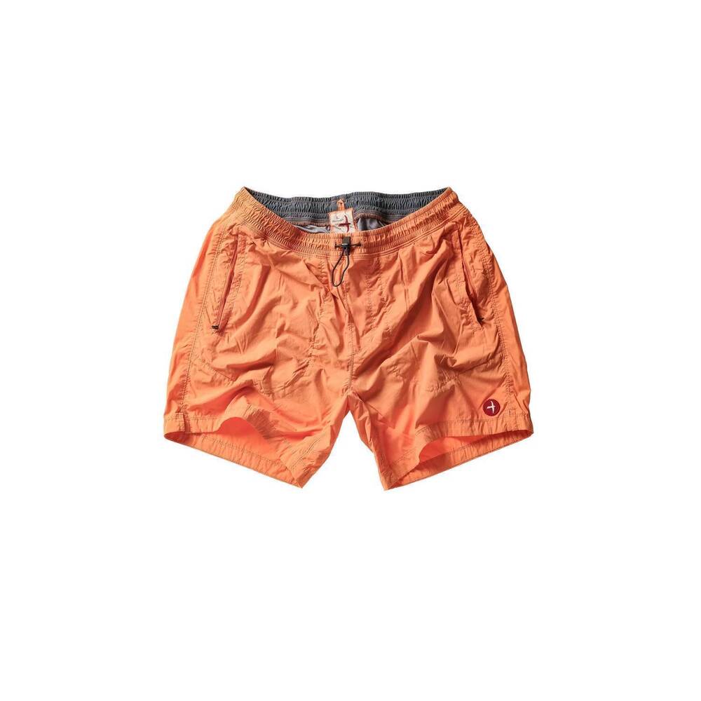 NEW RELWEN men's airtex hybrid short in citrus